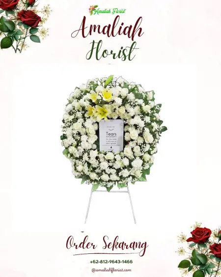 Krans Bunga Duka Cimaja